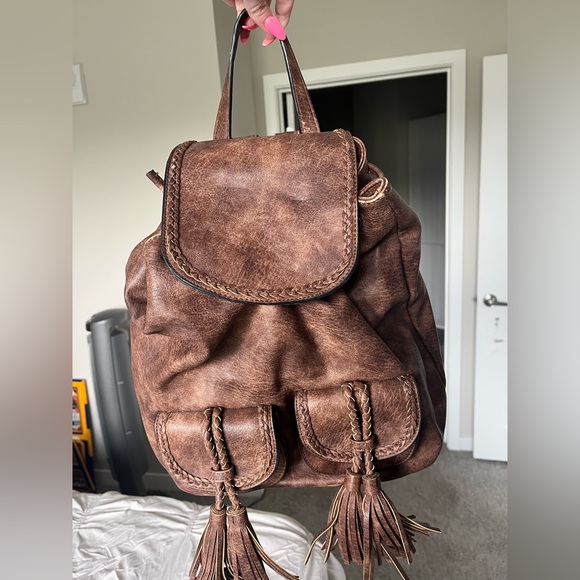 Brown Leather Crossbody Bag - Picture 9 of 13